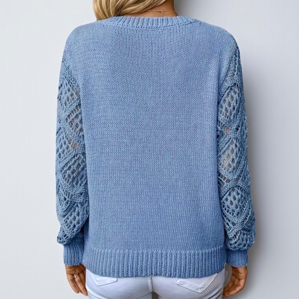 Women’s V-Neck Sweater - Picture 4 of 7